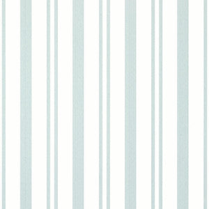 Maggie Stripe Seaglass T36459 By Thibaut Wallpaper