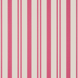 Maggie Stripe Raspberry T36460 by Thibaut Wallpaper