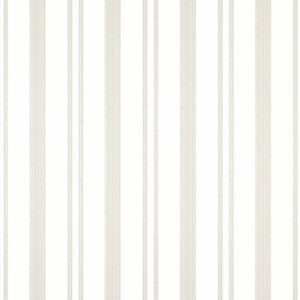Maggie Stripe Beige T36462 by Thibaut Wallpaper