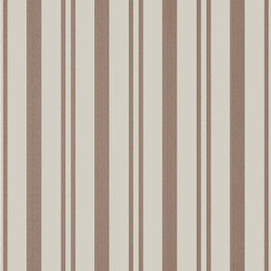 Maggie Stripe Brown T36463 by Thibaut Wallpaper