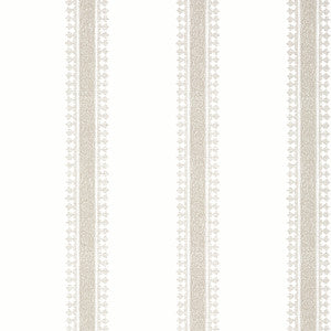 Cambridge Stripe Beige T36464 by Thibaut Wallpaper