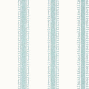 Cambridge Stripe Seaglass T36465 by Thibaut Wallpaper