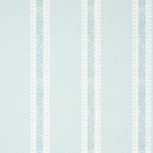 Cambridge Stripe Robin's Egg T36468 by Thibaut Wallpaper
