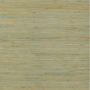 Bamboo Weave Aqua T3692 by Thibaut Wallpaper