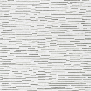 Sierra Metallic Silver on White T4004 by Thibaut Wallpaper