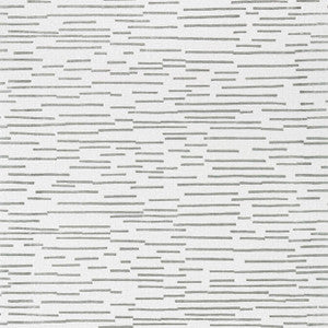 Sierra Metallic Silver on White T4004 by Thibaut Wallpaper