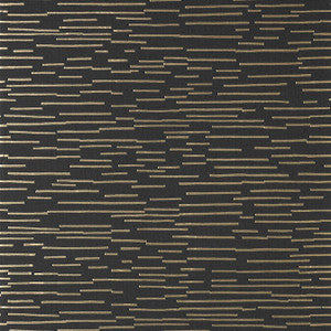 Sierra Metallic Bronze on Black T4009 by Thibaut Wallpaper