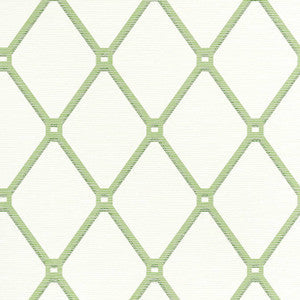 Easom Trellis Green T4051 by Thibaut Wallpaper