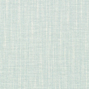 Baldwin Herringbone Aqua T4059 by Thibaut Wallpaper