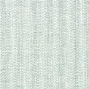 Baldwin Herringbone Aqua T4059 by Thibaut Wallpaper