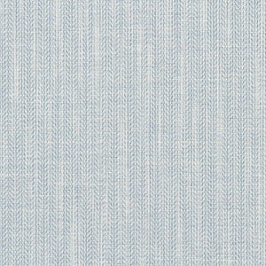 Baldwin Herringbone Blue T4062 by Thibaut Wallpaper