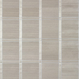 Wood Panel Taupe and Metallic Silver T41003 by Thibaut Wallpaper