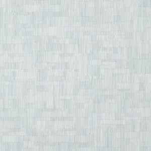 Bamboo Mosaic Soft Blue T41020 by Thibaut Wallpaper