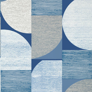Saturn Blue T41025 by Thibaut Wallpaper