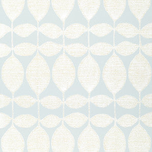 Lola Pearl on Soft Blue T41043 by Thibaut Wallpaper