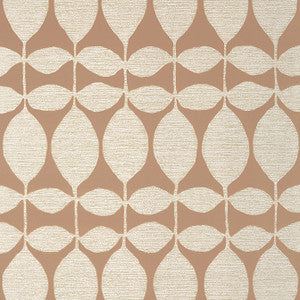 Lola Metallic Pewter on Rust T41046 by Thibaut Wallpaper
