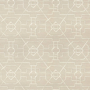 East Gate Taupe T41151 by Thibaut Wallpaper