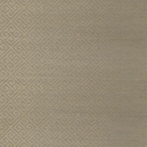 Maze Grasscloth Metallic Gold on Grey T41200 by Thibaut Wallpaper