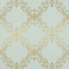 MIRABEAU - Metallic on Aqua by Thibaut Wallpaper