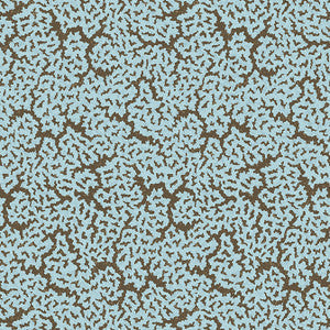 Maldives Spa Blue and Brown T42045 By Thibaut Wallpaper