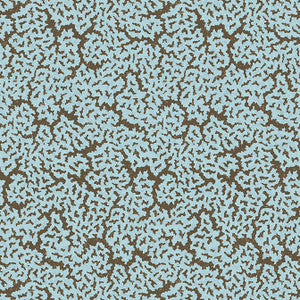 Maldives Spa Blue and Brown T42045 by Thibaut Wallpaper