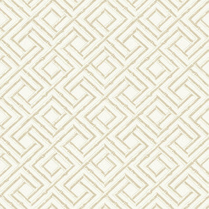 French Lattice Cream T42051 by Thibaut Wallpaper