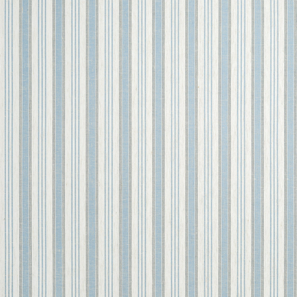 Thibaut Wallpaper Bennett Stripe Blue T44002 Wallpaper Linen Mesh Grasscloth U.S.A </p><p>Repeat: H: , V: 36  in  (91.44  cm) - My Fabric Connection -