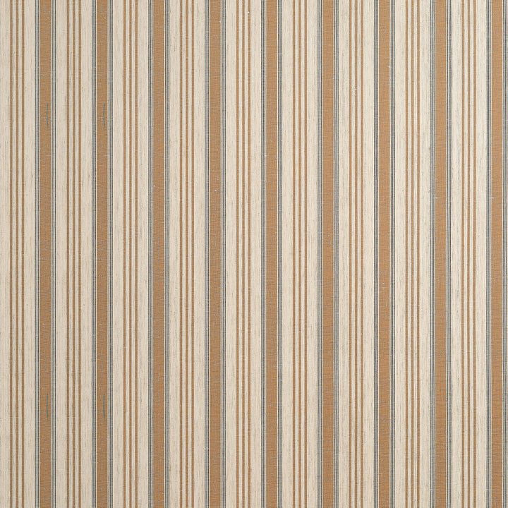 Thibaut Wallpaper Bennett Stripe Cognac T44004 Wallpaper Linen Mesh Grasscloth U.S.A </p><p>Repeat: H: , V: 36  in  (91.44  cm) - My Fabric Connection -