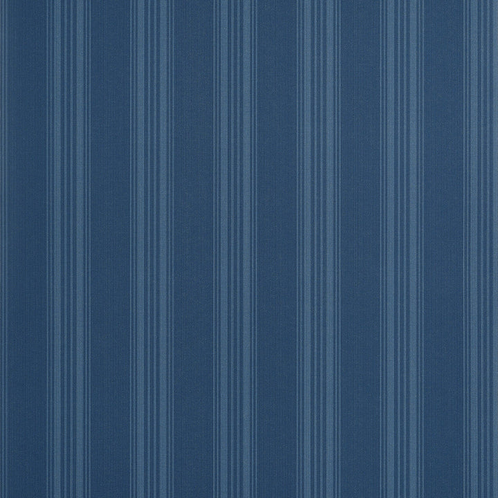 Thibaut Wallpaper Scarlet Stripe Navy T44019 Wallpaper Non Woven Wallpaper U.S.A </p><p>Repeat: H: , V: 27  in  (68.58  cm) - My Fabric Connection -