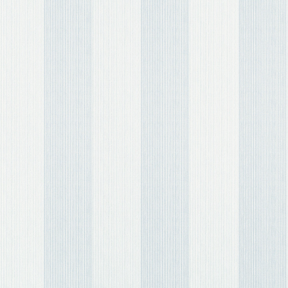 Thibaut Wallpaper Evan Stripe Powder Blue T44021 Wallpaper Non Woven Wallpaper U.S.A </p><p>Repeat: H: , V: 27  in  (68.58  cm) - My Fabric Connection -