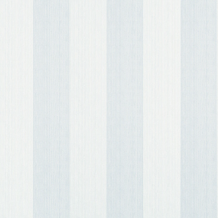 Thibaut Wallpaper Evan Stripe Powder Blue T44021 Wallpaper Non Woven Wallpaper U.S.A </p><p>Repeat: H: , V: 27  in  (68.58  cm) - My Fabric Connection -