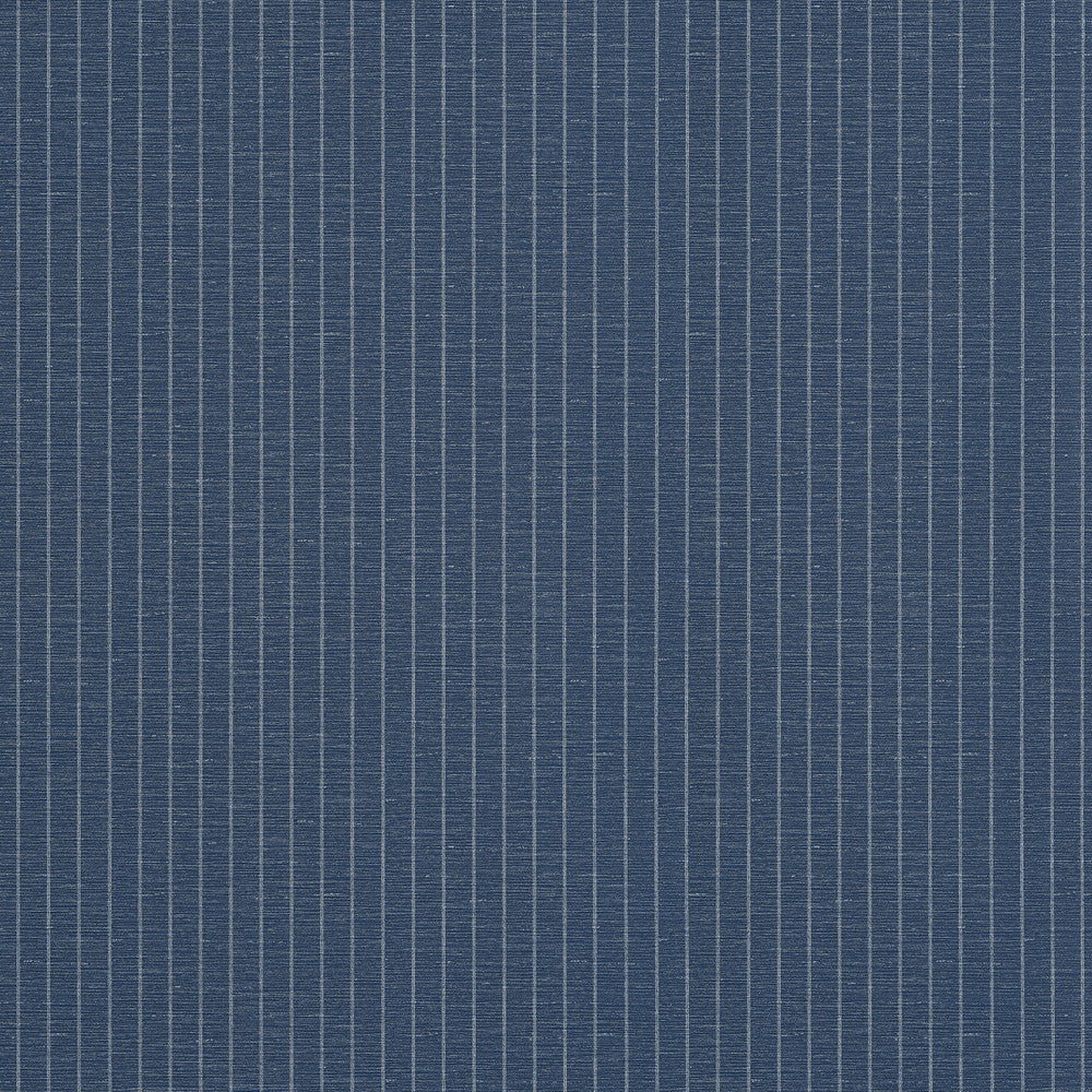 Thibaut Wallpaper Suited Stripe Navy T44030 Wallpaper Non Woven Wallpaper U.S.A </p><p>Repeat: H: , V: 27  in  (68.58  cm) - My Fabric Connection -