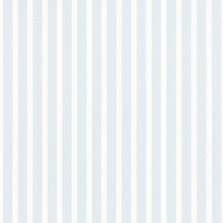Thibaut Wallpaper Railway Stripe Light Blue T44035 Wallpaper Non Woven Wallpaper U.S.A </p><p>Repeat: H: , V: 27  in  (68.58  cm) - My Fabric Connection -