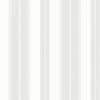 Norfolk Stripe Grey T44040 by Thibaut Wallpaper