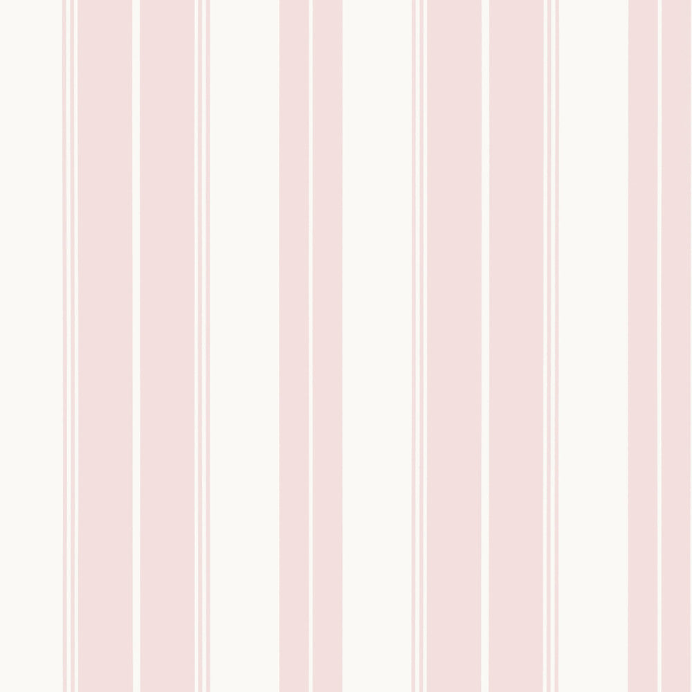 Thibaut Wallpaper Norfolk Stripe Pink T44041 Wallpaper Non Woven Wallpaper U.S.A </p><p>Repeat: H: , V: 27  in  (68.58  cm) - My Fabric Connection -