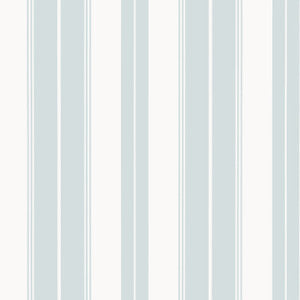 Thibaut Wallpaper Norfolk Stripe Spa Blue T44043