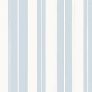 Thibaut Wallpaper Norfolk Stripe Light Blue T44044
