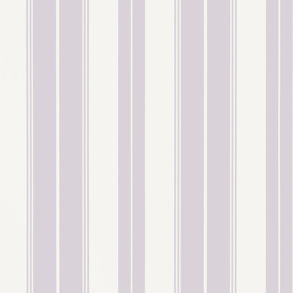 Thibaut Wallpaper Norfolk Stripe Lilac T44045 Wallpaper Non Woven Wallpaper U.S.A </p><p>Repeat: H: , V: 27  in  (68.58  cm) - My Fabric Connection -