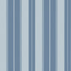 Norfolk Stripe French Blue T44046 by Thibaut Wallpaper
