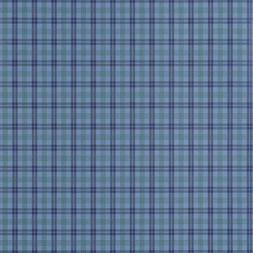 Thibaut Wallpaper Huntley Plaid Navy T44051 Wallpaper Non Woven Wallpaper U.S.A </p><p>Repeat: H: , V: 2.25   (5.71  cm) 27  in  (68.58  cm) - My Fabric Connection -