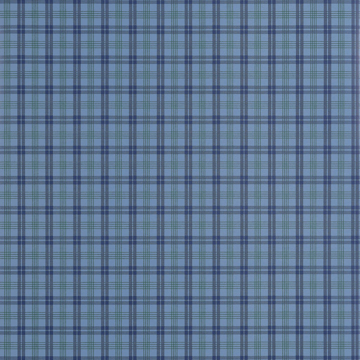 Thibaut Wallpaper Huntley Plaid Navy T44051 Wallpaper Non Woven Wallpaper U.S.A </p><p>Repeat: H: , V: 2.25   (5.71  cm) 27  in  (68.58  cm) - My Fabric Connection -