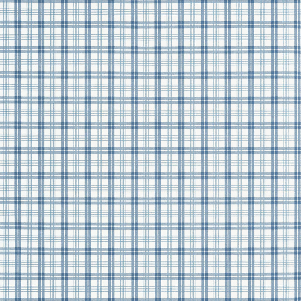 Thibaut Wallpaper Huntley Plaid Blue T44056 Wallpaper Non Woven Wallpaper U.S.A </p><p>Repeat: H: , V: 2.25   (5.71  cm) 27  in  (68.58  cm) - My Fabric Connection -
