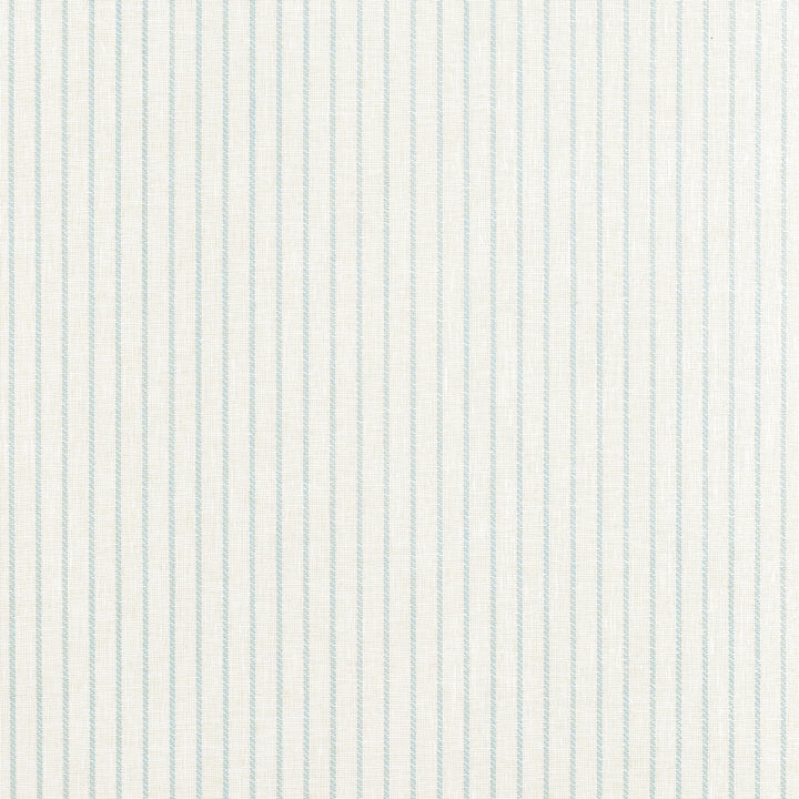 Thibaut Wallpaper Ryker Stripe Cream and Robin's Egg T44060 Wallpaper Paperweave U.S.A </p><p>Repeat: H: , V: 36  in  (91.44  cm) - My Fabric Connection -