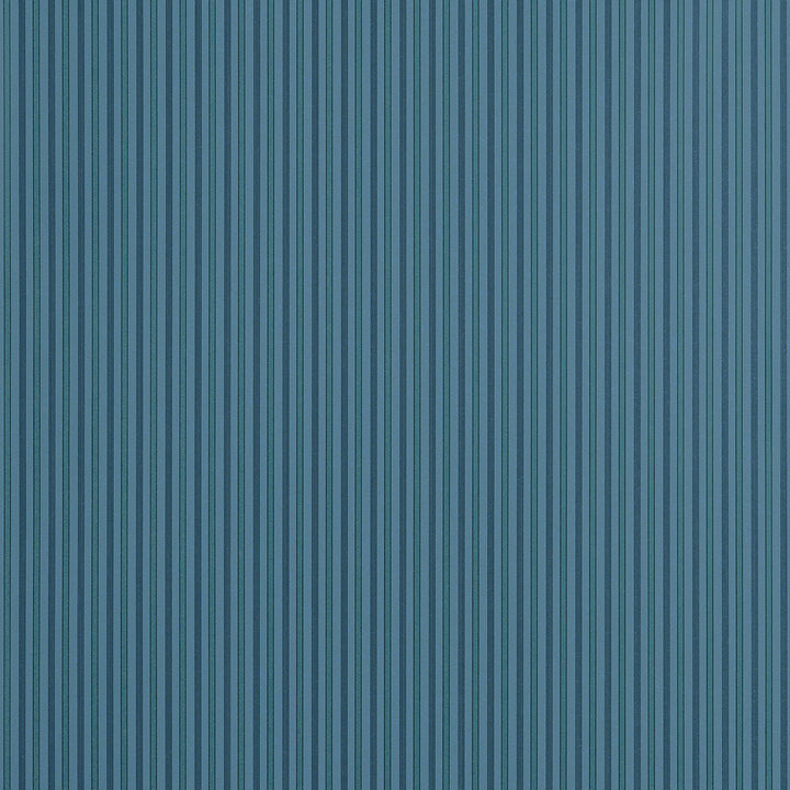 Thibaut Wallpaper Conner Stripe Peacock Blue T44063 Wallpaper Non Woven Wallpaper U.S.A </p><p>Repeat: H: , V: 27  in  (68.58  cm) - My Fabric Connection -