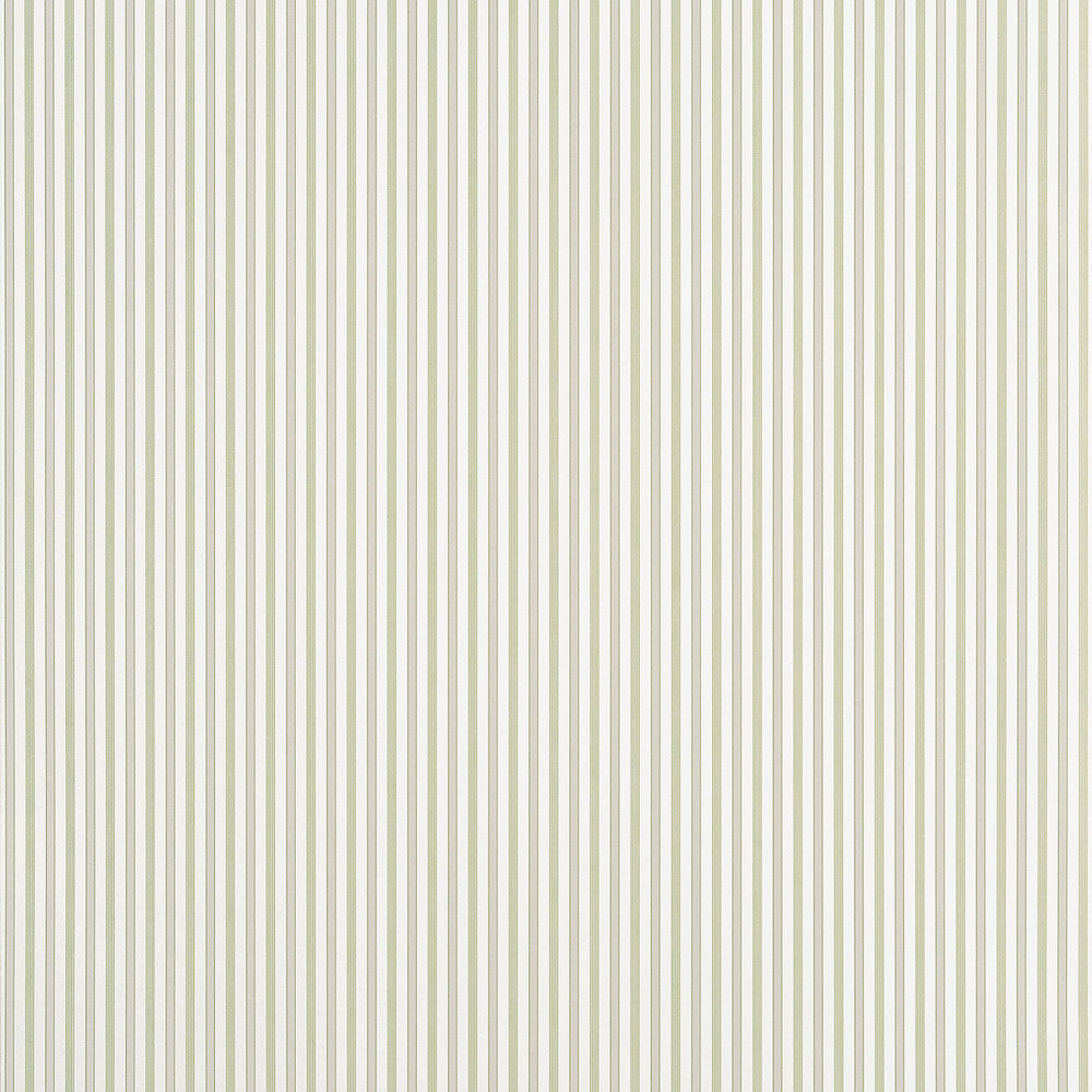 Thibaut Wallpaper Conner Stripe Green and Beige T44066 Wallpaper Non Woven Wallpaper U.S.A </p><p>Repeat: H: , V: 27  in  (68.58  cm) - My Fabric Connection -