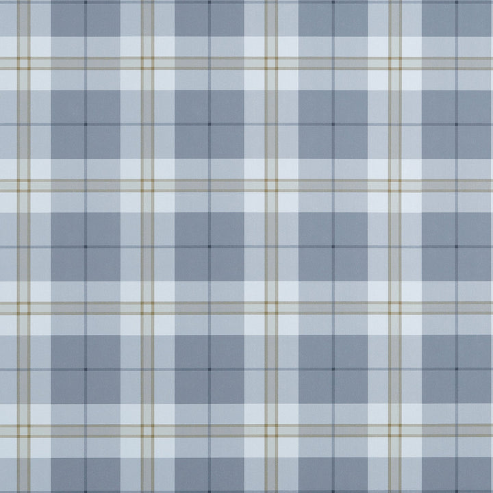 Thibaut Wallpaper Douglas Plaid Slate T44069 Wallpaper Non Woven Wallpaper U.S.A </p><p>Repeat: H: , V: 6.75   (17.14  cm) 27  in  (68.58  cm) - My Fabric Connection -