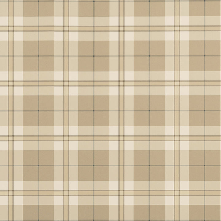 Thibaut Wallpaper Douglas Plaid Camel T44073 Wallpaper Non Woven Wallpaper U.S.A </p><p>Repeat: H: , V: 6.75   (17.14  cm) 27  in  (68.58  cm) - My Fabric Connection -