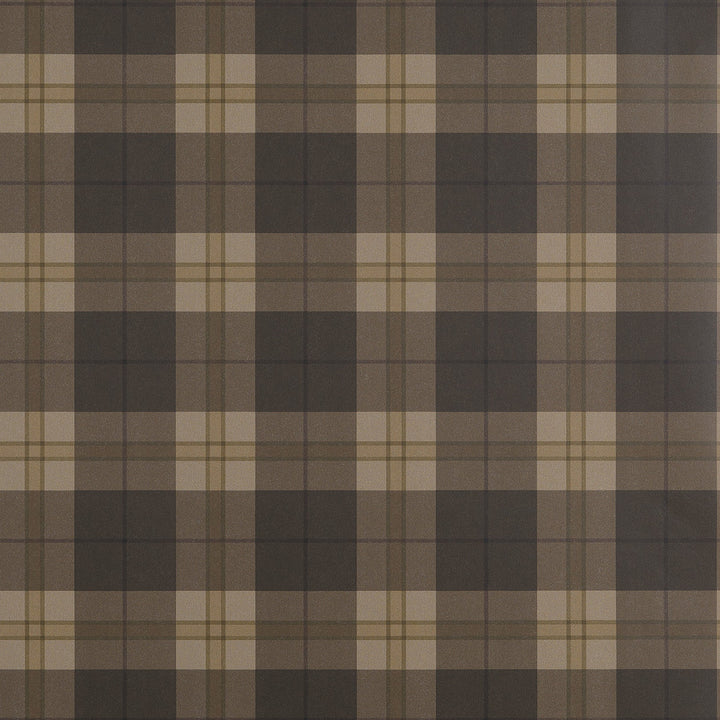 Thibaut Wallpaper Douglas Plaid Brown T44074 Wallpaper Non Woven Wallpaper U.S.A </p><p>Repeat: H: , V: 6.75   (17.14  cm) 27  in  (68.58  cm) - My Fabric Connection -
