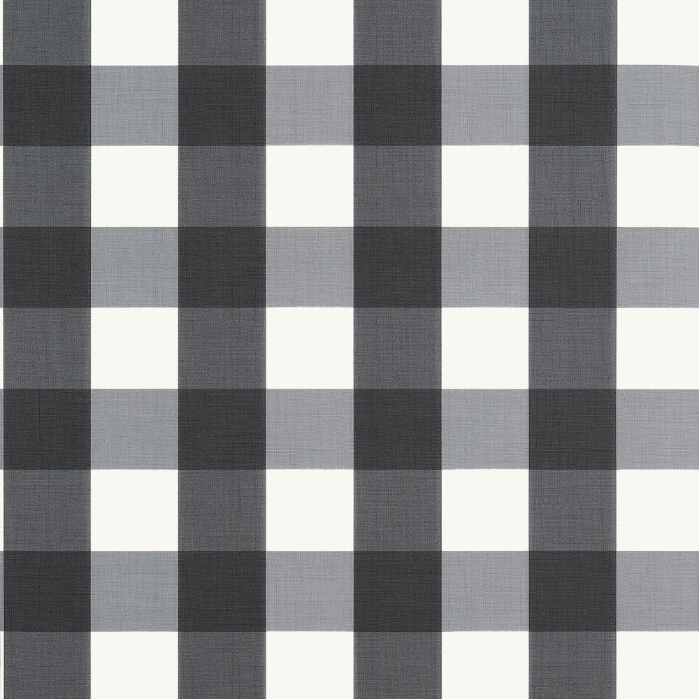 Buffalo Check Black T44076 by Thibaut Wallpaper Thibaut Wallpaper Buffalo Check Black T44076Wallpaper STRIPES & CHECKS RESOURCE Non-Woven Vinyl Wallpaper U.S.A </p><p>Repeat: H: , V: 6.25   (15.88  cm) 27  in  (68.58  cm) - Fabric Carolina -