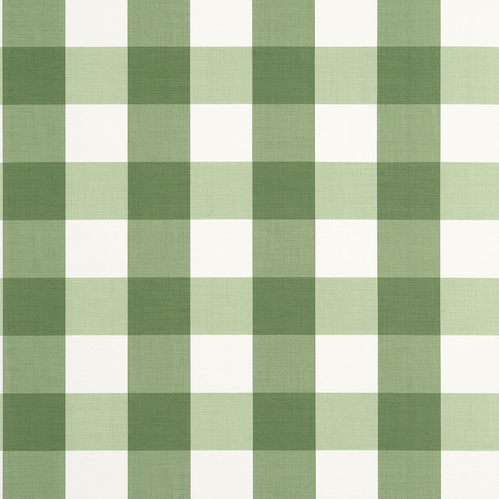 Thibaut Wallpaper Buffalo Check Green T44078 Wallpaper Non-Woven Vinyl Wallpaper U.S.A </p><p>Repeat: H: , V: 6.25   (15.88  cm) 27  in  (68.58  cm) - My Fabric Connection -